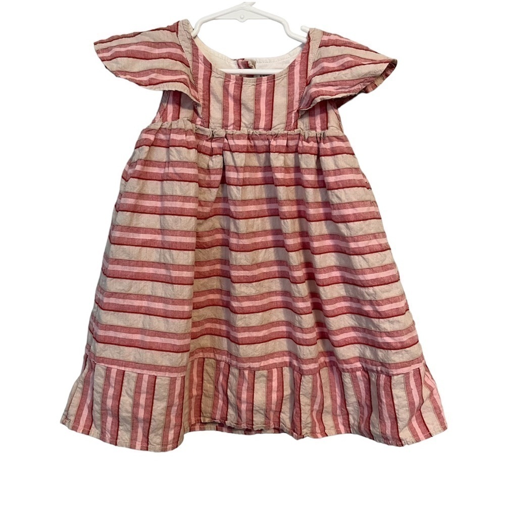 Oshkosh B'Gosh Pink & Red Striped Dress